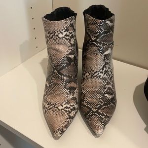 Snakeskin boots